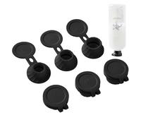 Kit de vidange de Bouchons de Bouteille - Kit de 6 pièces pour Vider Les Bouteilles de Liquide, Bouchons à Rabat pour Vider Les Bouteilles, raccord de pour shampooing