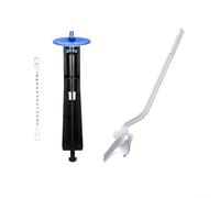 Kit de vidange de toilettes pour AquaPiston GP1229656 K-1188999 K-1188998 Mécanisme de chasse d'eau complet Pièces ABS et acier inoxydable Jaune ou bleu avec Le(Bleu)