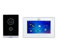 Kit de Vidéophone Dahua DHI-KTW01 Noir - DHI-VTO2211G-WP-S2 Noir