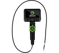 Kit de vidéoscopes HD KS Tools COMPETITION, Ø 6,0 mm, sondes avec caméra frontale HD à 180° et 0°, gaine flexible en PVC
