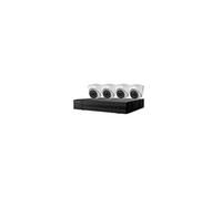 Kit de vidéosurveillance 4 caméras 4MP NVR 8 canaux disque dur 1 To H.265 IP67 PoE