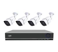Kit de vidéosurveillance AHD PNI House PTZ1350 Full HD - NVR et 4 caméras d'extérieur 2MP Full HD 1080P