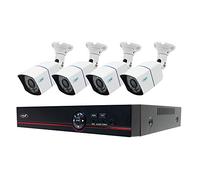 Kit de vidéosurveillance AHD PNI House PTZ1500 5 MP - DVR et 4 caméras de Surveillance extérieures, H.265, détection de Visage, détection Humaine
