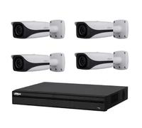 Kit de Vidéosurveillance - DAHUA - DVR HCVR8208AS3 et 4 Caméras Box IR - Vision nocturne - 100 m - 2MP (1080p)