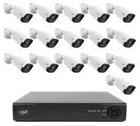Kit de vidéosurveillance PNI NVR House IP716 comprenant un enregistreur vidéo en réseau (NVR) et 16 caméras IP125, résolution 5MP