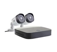 Kit de vidéosurveillance pour maison connectée comprenant 2 caméras d'extérieur Full HD, IP67, vision nocturne