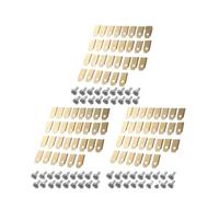 Kit De Vis De Lame De Tondeuse À Gazon De Coupe-herbe, Remplacement En Acier Inoxydable, Compatible for Husqvarna, Compatible for Gardena.(90Pcs Gold)