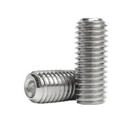 Kit de vis sans tête M3 à M10 en acier inoxydable 304 à douille hexagonale avec llen, assortiment de vis DIN916 for une fixation de précision(Cup Point-185pcs)