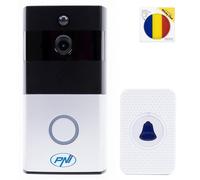 Kit de visiophone vidéo intelligent SafeHome PT710B WiFi HD, compatible P2P, avec plaque de fixation adhésive