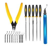 Kit d'ébavurage portable multifonction en acier au carbone - Outil d'ébavurage d'impression 3D - Pour la maison, l'intérieur, le bureau, le miroir, les soins du visage, les soins de la peau pour femme