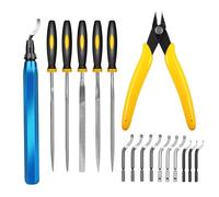 Kit D'Ébavurage Pour Impression 3D | Kit Portable Multifonction De Suppression Des Bavures En Acier Au Carbone - Outil D'Ébavurage Pour Impression 3D,Pour La Maison L'Intérieur Bureau Table Miroir Soi