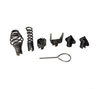 Kit Débouchage Canalisation 7pcs Ressort 16mm Acier(Black) | Acier manganèse , diamètre 16mm, élimine tenaces, usage domestique facile