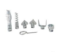 Kit Débouchage Canalisation 7pcs Ressort 16mm Acier(Silver) | Acier manganèse , diamètre 16mm, élimine tenaces, usage domestique facile