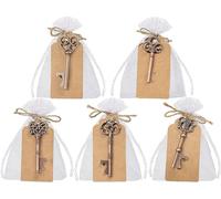 Kit décapsuleur clé vintage 50 pièces Cadeaux de mariage rétro DIY Kit