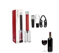 Kit décapsuleur manuel pratique et robuste | Kit d'ouverture de bouteille multifonction pratique et robuste, tire-bouchon, coupe-capsules, bec verseur, verseur sous vide