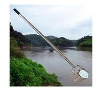 Kit d'échantillonnage d'eau télescopique, louche rétractable de 500/1000 ml avec perche et godet for l'échantillonnage en rivière, récipients mesure verticaux(1000ML,0.86-2m(2.8-6.6ft))