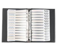 Kit d'échantillons de condensateurs SMD/SMT, comprenant 4000 pièces, avec une gamme de valeurs de 0,5 pF à 1 µF, modèle 0402, en lots de 50 pièces
