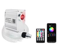 Kit d'éclairage « ciel étoilé » à fibre optique,Bluetooth, synchronisation musicale, prise voiture et prise UE, 250 fibres de 0,75 mm de 3M