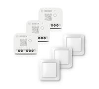 Kit d'éclairage et d'ombrage Bosch Smart Home avec interrupteur mural, 3x relais, 3x interrupteur mural pour les acteurs intelligents