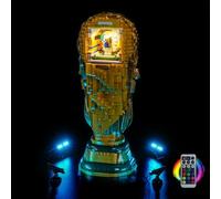 Kit d'éclairage LED avec télécommande, compatible avec Lego 43020 FIFA World Cup Official Trophy (pas de modèle), kit d'éclairage décoratif compatible avec les briques Lego FIFA World Cup Official