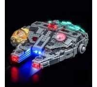 Kit d'éclairage LED compatible avec Lego Smart Play : Faucon Millennium 75426, lumière LED uniquement, kit de modélisme non inclus
