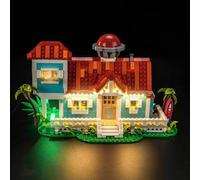 Kit d'éclairage LED compatible Lego Lilo et Stitch Beach House 43268 - Kit décoratif - Jouet créatif