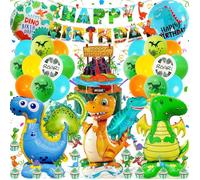 Kit Decoration Anniversaire Dinosaure, Décoration Anniversaire Garcon Avec Ballons Aluminium Dinosaure 3Dgéant, Ballon Dinosa[A304]