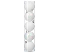 Kit Décoration pour sapin de Noël - 5 Pièces - Blanc