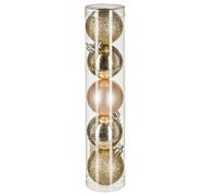 Kit Décoration pour sapin de Noël - 5 Pièces - Doré