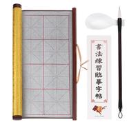 Kit d'écriture à l'eau pour calligraphie, réutilisable, avec pinceau, couleur verte