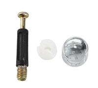 Kit d'écrous à vis de connecteur de matériel de meubles 100 ensembles pièce de connexion de roue excentrique de 3 pouces accessoires de matériel robustes pour l'assemblage de