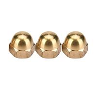 Kit D'écrous Borgnes en Laiton Dôme, écrou Borgne M3 écrous Borgnes en Laiton écrous Hexagonaux Ensemble Attaches de Véhicule (M8 (10PCS))