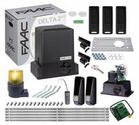 Kit Delta 2 SMART - FAAC 740 (Wi-Fi+LAN+BLE) pour portails coulissants jusqu'à 500 kg