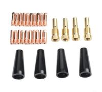 Kit d'embouts de buse sans gaz pour chalumeau de soudage AK14 - Pièces en cuivre à haute conductivité, accessoires d'alimentation de fil de taille standard