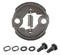Kit d'embrayage de plaque de friction pour tondeuse à gazon 43 cc 52 cc Pièces de rechange Kit de fixation de pièce de moteur Kit d'embrayage pour tondeuse à gazon Outil électrique de rechange 7,4 x
