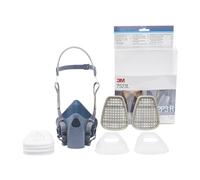 Kit demi-masque réutilisable Premium série 7500 A2P3 3M™ 7523L - grande taille, Certifié EN sécurité