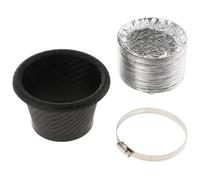 Kit D'entonnoir Tuyau D'admission Turbine Voiture Système D'air Froid Turbo Pare-chocs Avant Universel Froid Prise D'air Durite