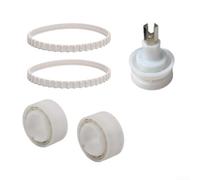 Kit d'entraînement Hayward pour robot sharkvac RCX97430 RCX26000 RCX23002 - Pièces de réparation de turbine et courroie de roulement pour nettoyeur de piscine, mise à niveau d'entretien, blanc, 5