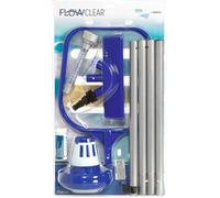 Bestway Kit d'entretien piscines hors sol 58195 – 6 pièces, manche alu 203 cm, bleu