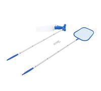 Kit d'entretien de piscine - vidaXL - 2 pièces - Manche ajustable - Matériaux durables