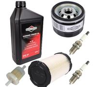 Kit d'entretien Husqvarna TC 142T B&S 7200 filtre + huile 2L + bougies ORIGINALES, TC 139T, TC 142/T, R 214T 992306