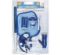 BSI Kit d'Entretien Piscine - 6 Articles (Aspirateur de Fond, Manche 1.5m, Flotteur, Thermomètre, Éponge, Épuisette) - Pour Piscine Hors Sol