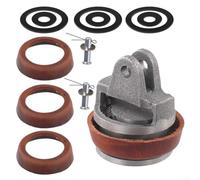 Kit d'entretien pour pistons et joints pour pompes de jardin type 75 avec joints en cuir de vachette, composants en caoutchouc et boulons