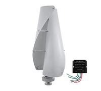 Kit d'éolienne à axe vertical 2000W sans bruit 12V-220V | Fonctionnement silencieux, assemblage simple, générateur portable, avec contrôleur, pour ferme/rue/cour
