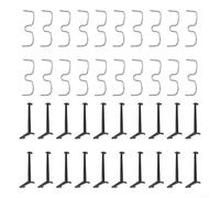 Kit d'épandage de branche d'arbre fruitier 40 pièces - 20 presse-branches noires + 20 extracteurs de branches de type M pour pomme/poire/pêche/cerisier