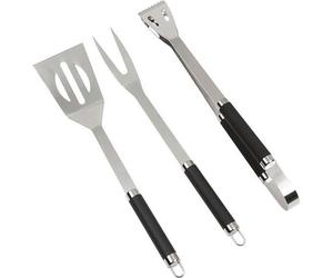 Kit d'équipement professionnel pour barbecue, couteau à barbecue exclusif en acier, avec mallette de rangement pratique, idéal pour les hommes, comprenant un thermomètre à viande et une pince à viande