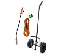 Kit Désherbeur Thermique Tuyau 5m - Chariot à Roues Gonflables - Efficace et Pratique - D-Work