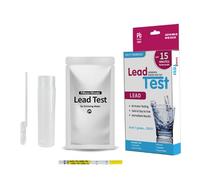 Kit D'essai Sur L'eau Du Robinet - Bandes De Test D'eau Plomb, D'analyse Domestique | Vérification Facile Potable À La Maison, Détecter Le Chlore Nitrates Cuivre PH Dureté, Des Résultats Sûrs Instanta