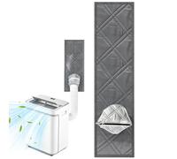 Kit d'étanchéité de fenêtre avec film d'isolation thermique | Kit d'étanchéité de fenêtre portable à 3 couches pour sèche-linge pour préparation hivernale, maison, camping-car