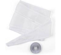 Kit détanchéité - Klarstein - Calfeutrage pour climatiseur mobile - Longueur de 3,9 m - Fermeture à glissière - Blanc